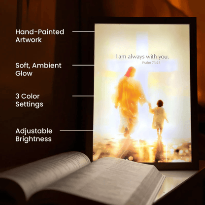 Jesus Light – Handcrafted Scripture Glow