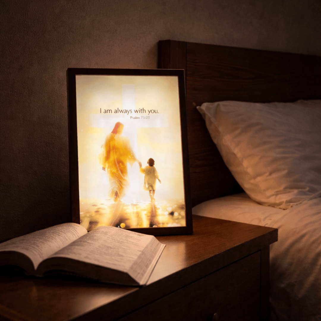 Jesus Light – Handcrafted Scripture Glow