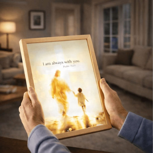 Jesus Light – Handcrafted Scripture Glow