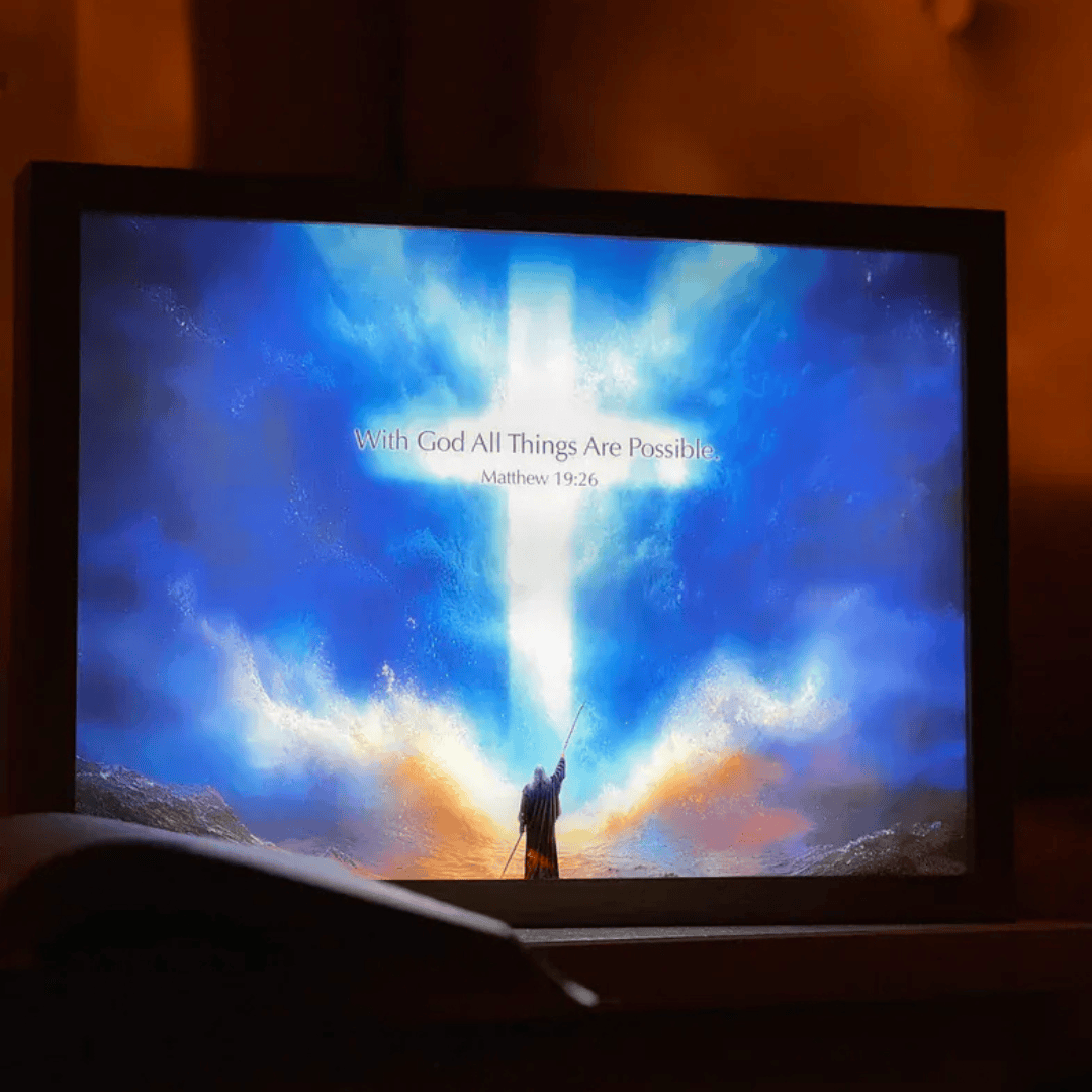 Jesus Light – Handcrafted Scripture Glow